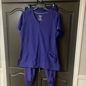 Wink Vivid Purple Scrub Ensemble